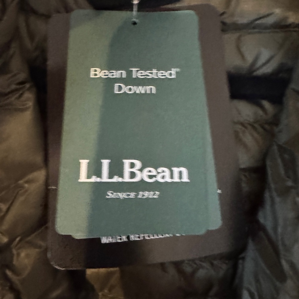 L.L. Bean Dark Green Quilted Jacket - Picture 2 of 6